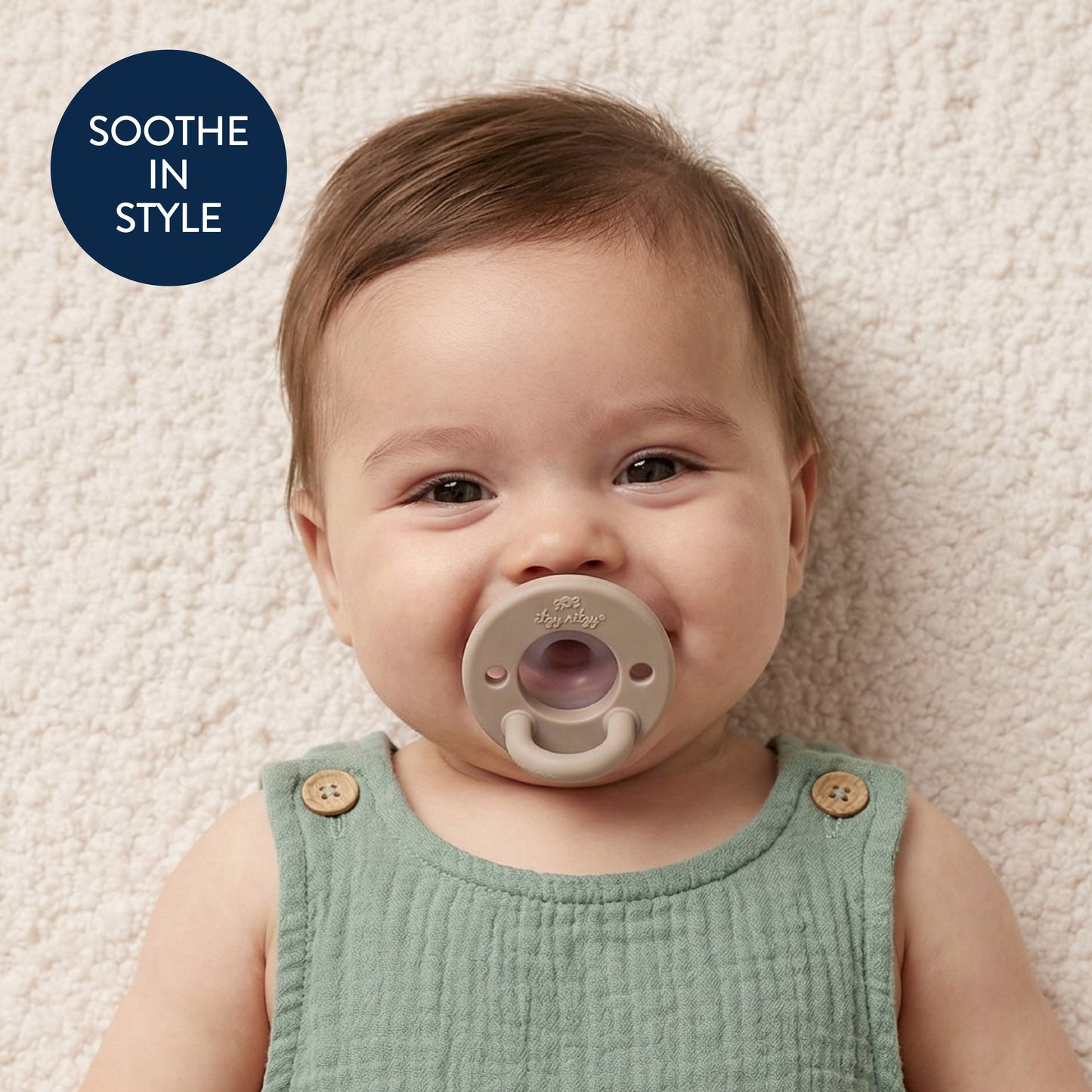 Latch & Soothe™ Breastlike Pacifier - Taupe