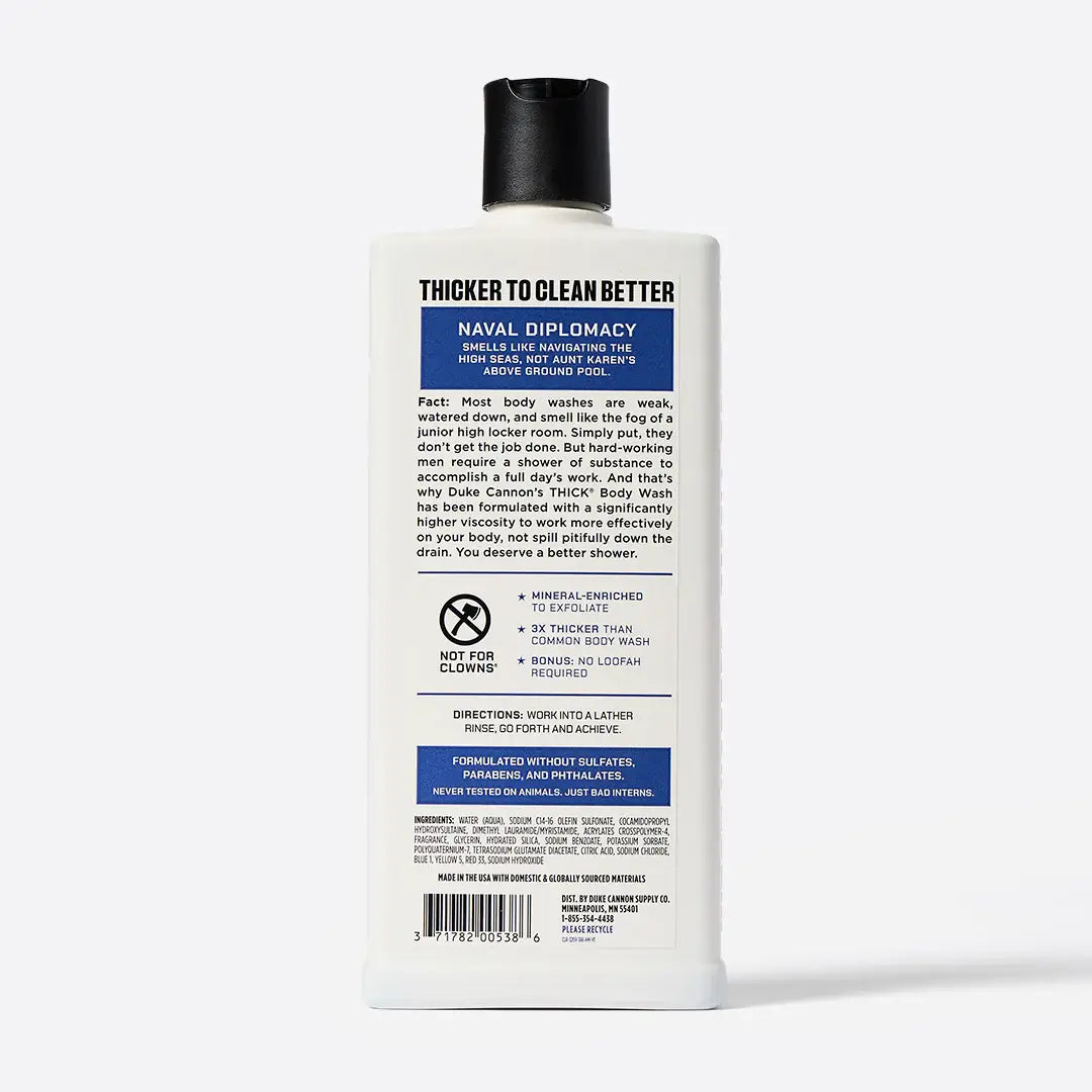 Body Wash - Naval Diplomacy 18oz
