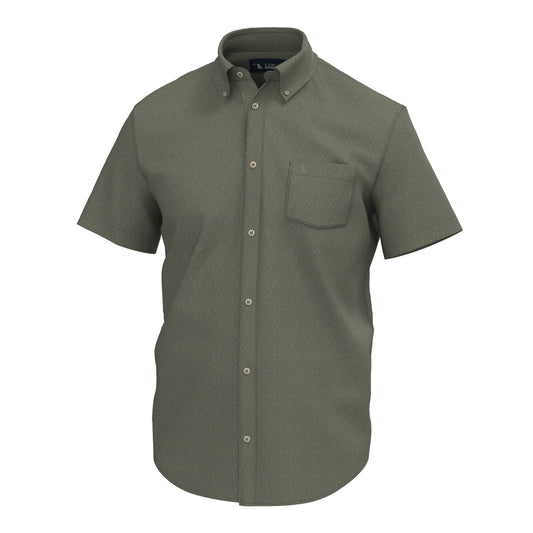 Lowcountry Button Down - Olive Shoal