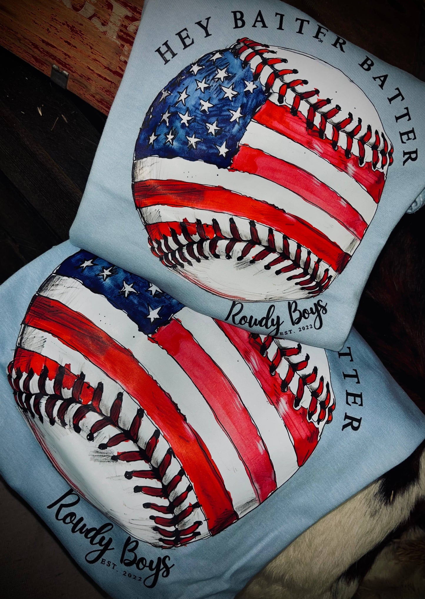 Hey Batter Batter Youth Tee