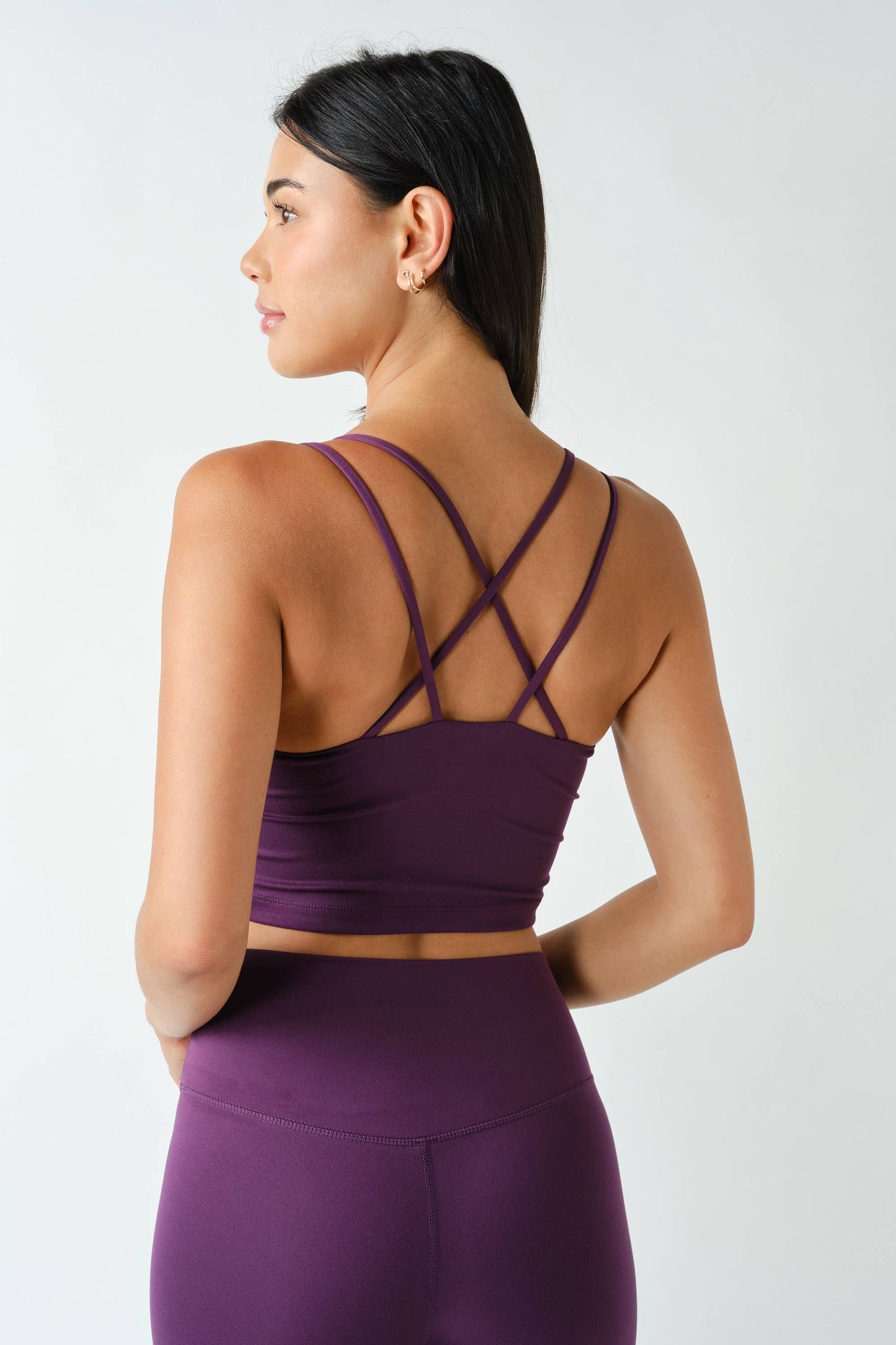 Venice Cloud Light Criss-Cross Sports Bra