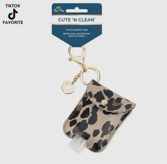 Itzy Ritzy- Leopard Hand Sanitizer Charm