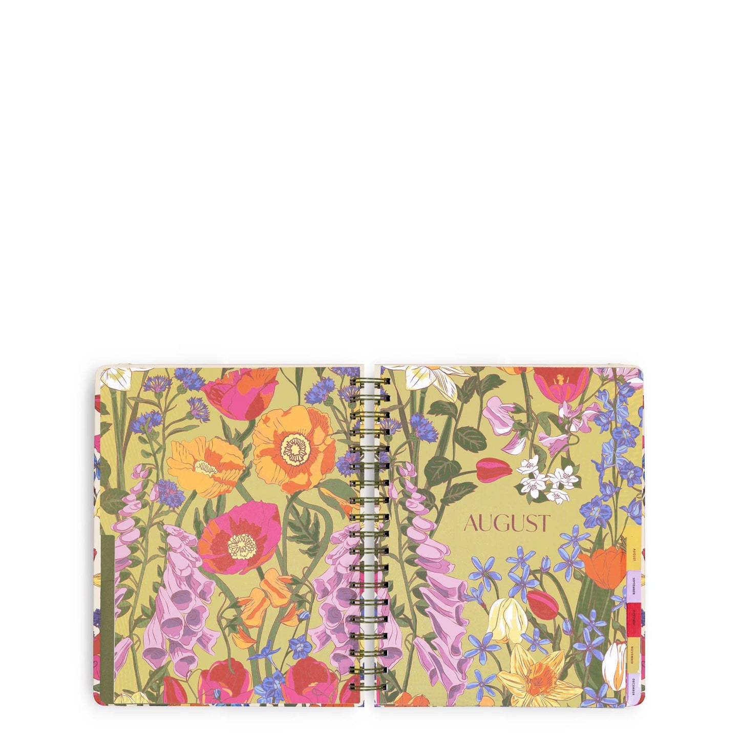 17 Month Jumbo Planner, Meadow Bouquet Seedpearl