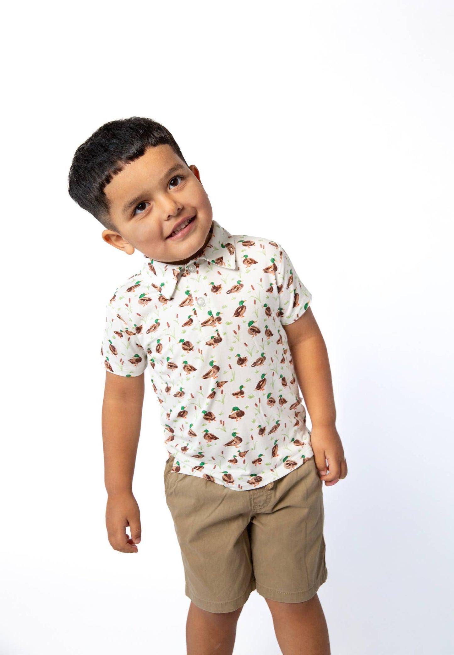Mallard Drake Ducks- SS Polo Shirt