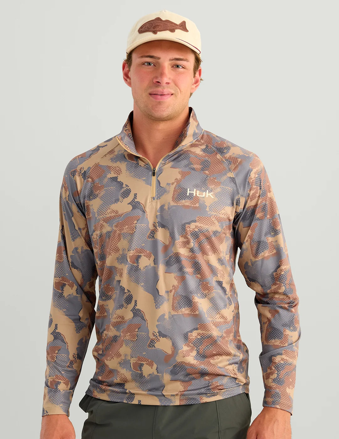Airweight KC Quarter Zip - Starfish Tideloom Camo