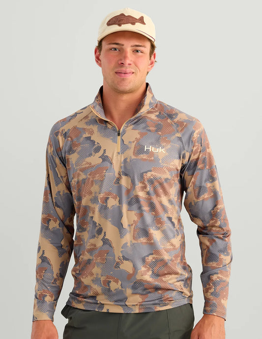 Airweight KC Quarter Zip - Starfish Tideloom Camo