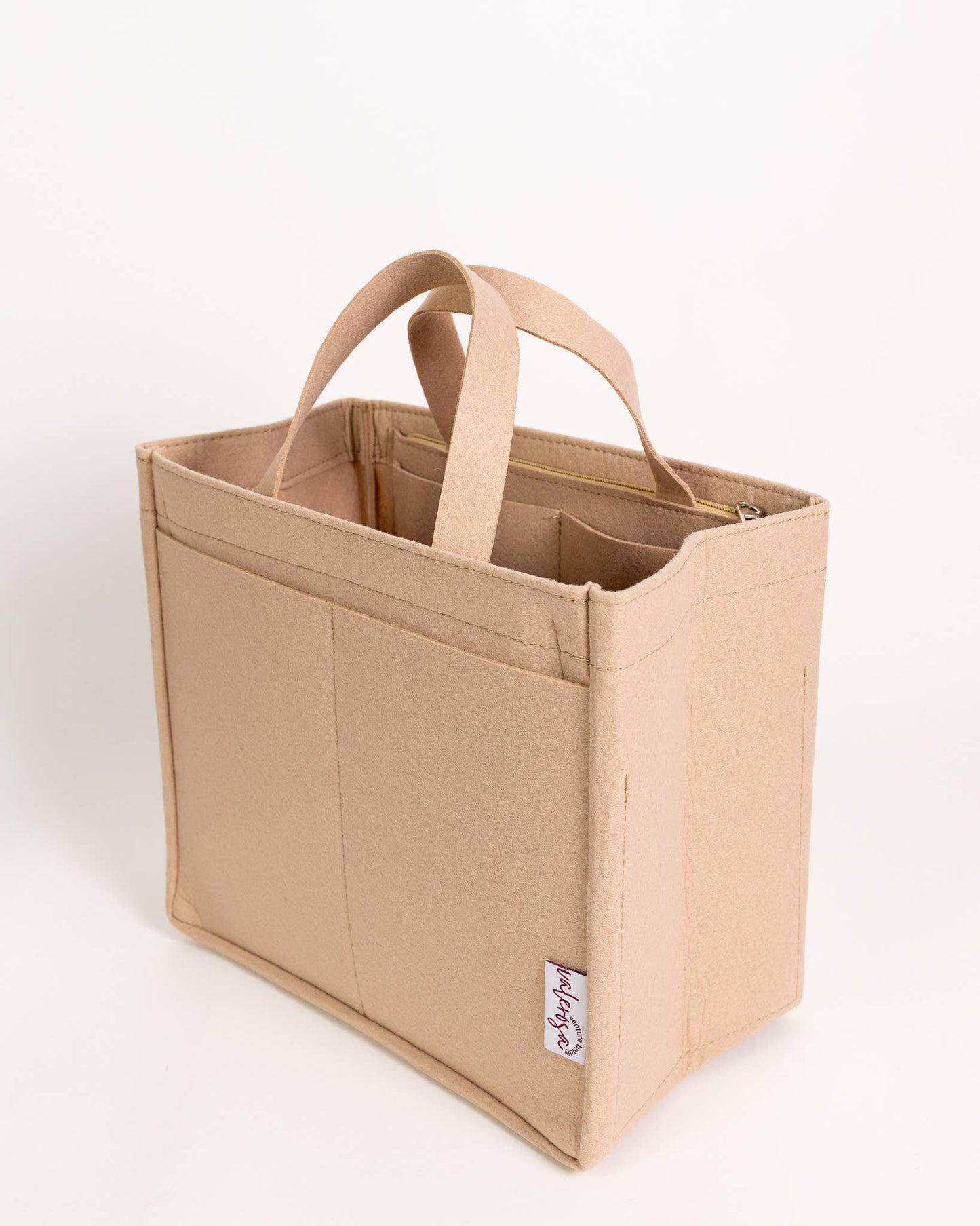 Taupe Felt Bag Organizer