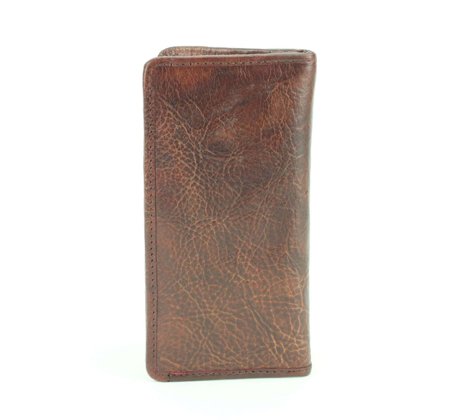 Tooled leather Western rodeo wallet