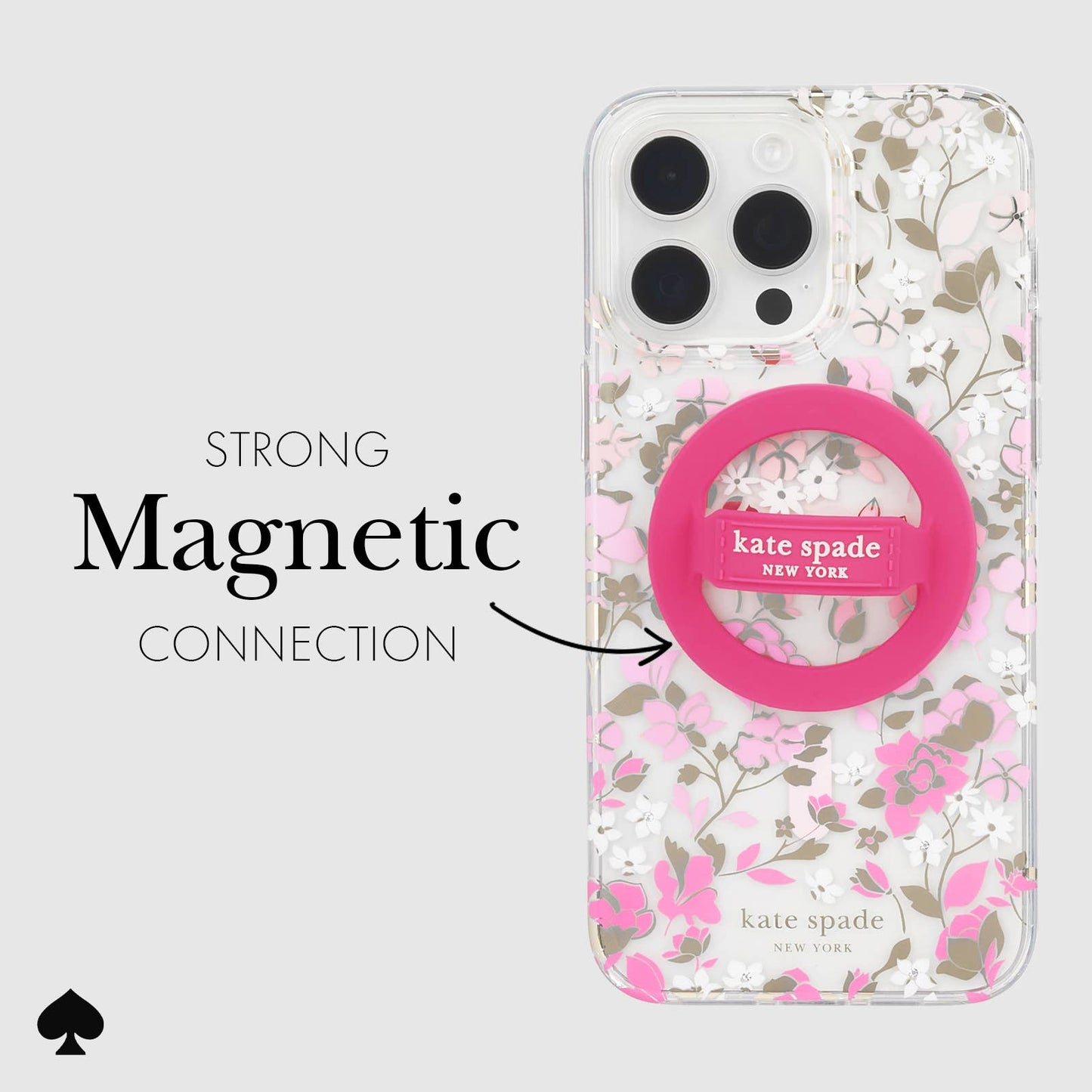 Kate spade new york Loop Grip MagSafe Pom Pom Pink