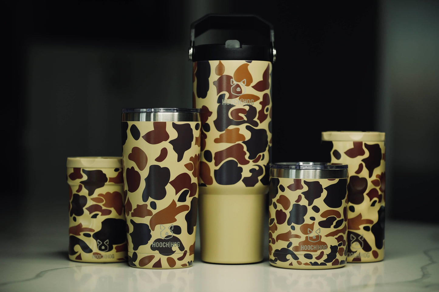 Hooch|Hog 10 oz Old School Camouflage Lowball