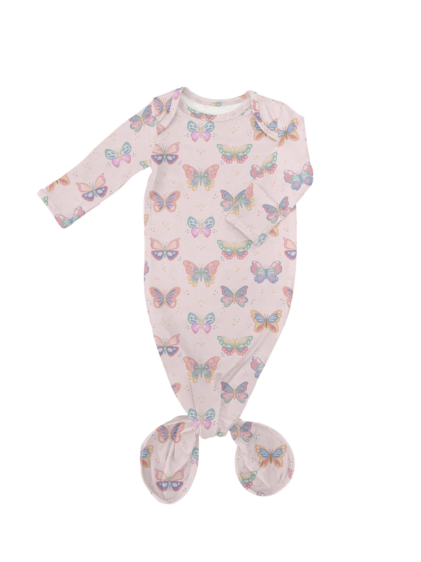 Butterfly Bliss - Knotted Infant Gown