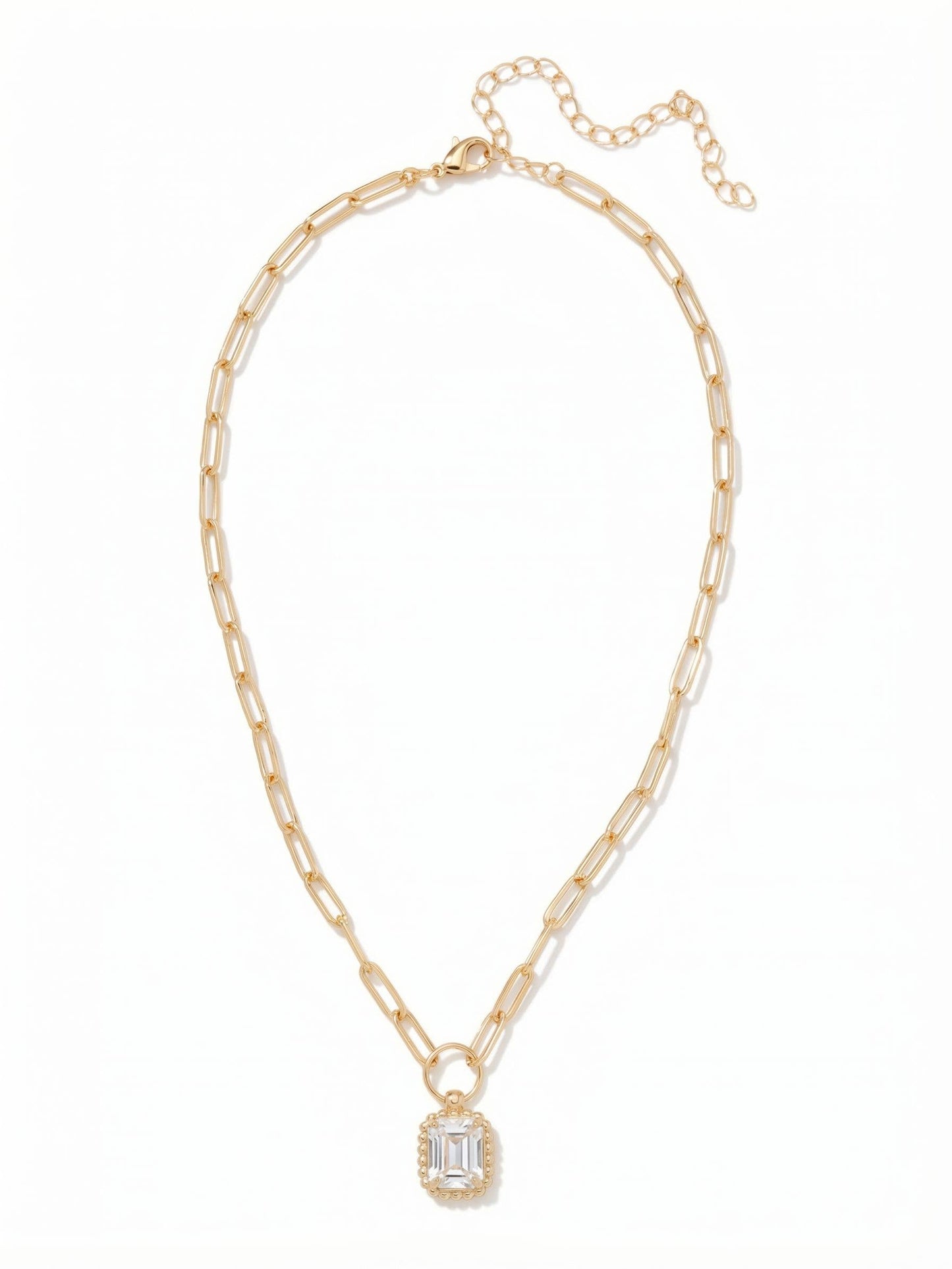 Octavia Scalloped Pendant Necklace