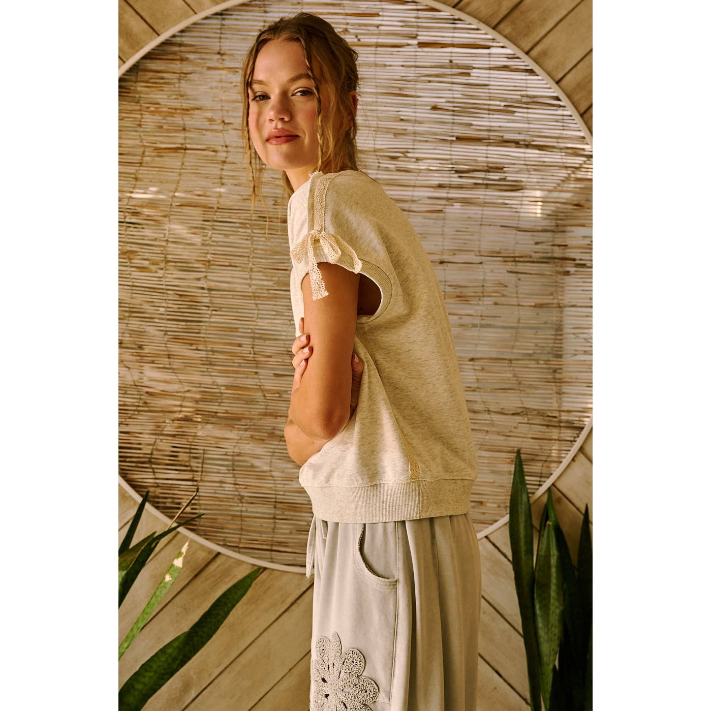 Terry Lace Top
