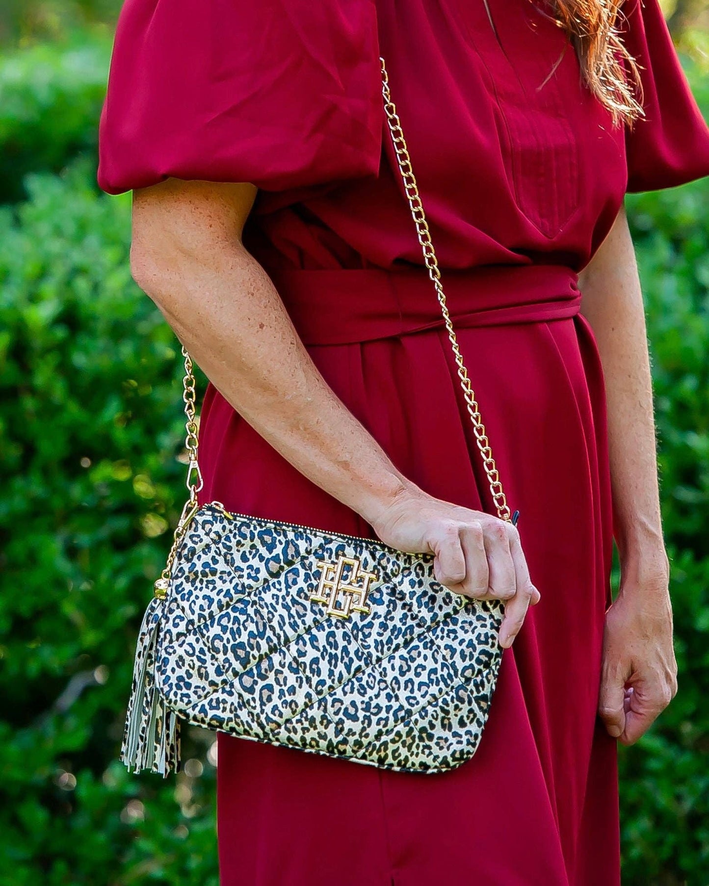 Madelyn Clutch/Crossbody Spotted LD