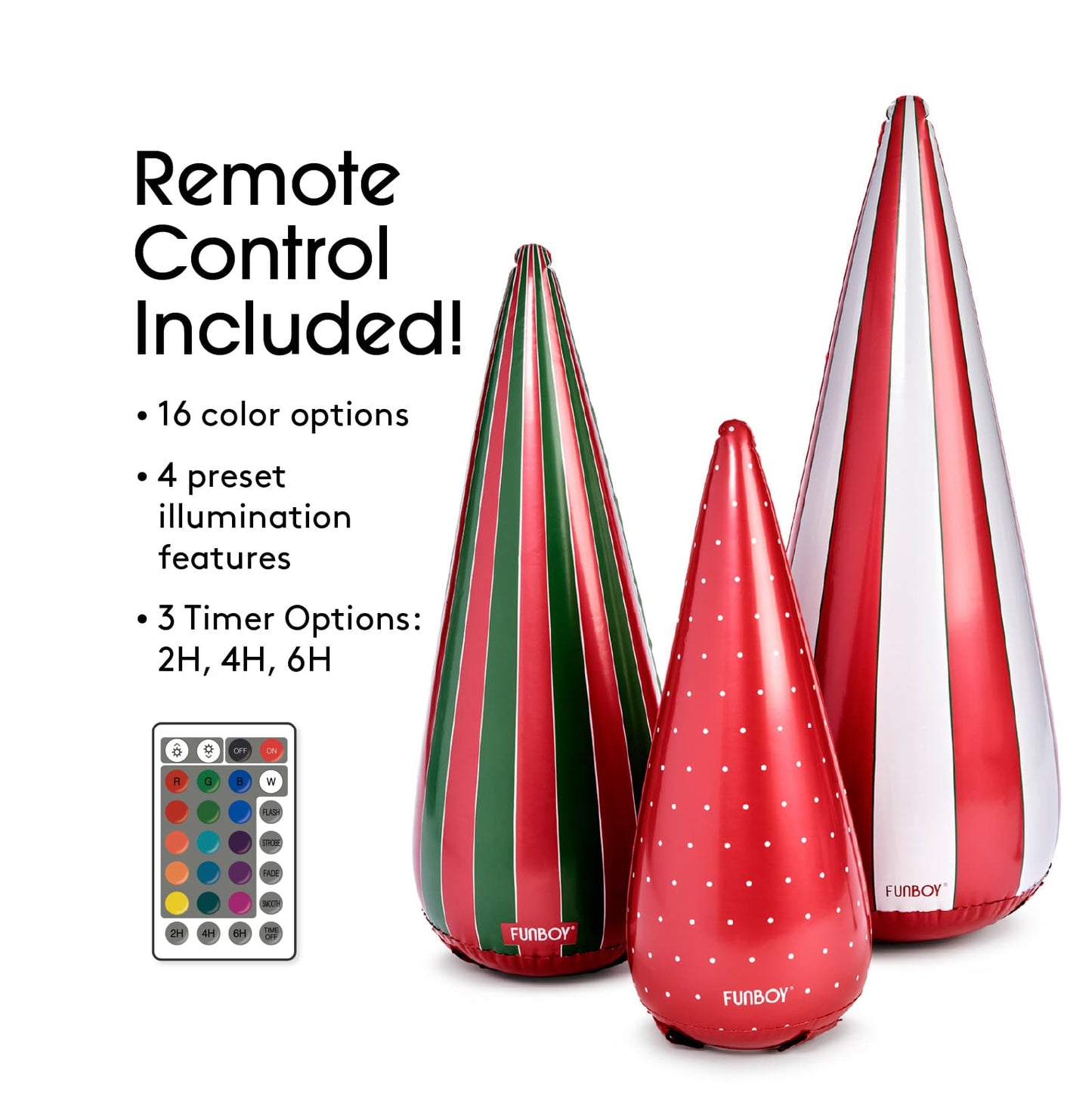 Inflatable Holiday Tree Cones