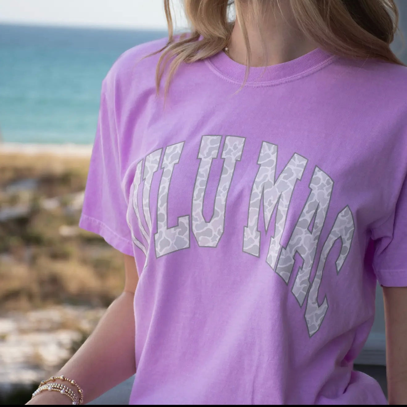 Purple/Camo Tee