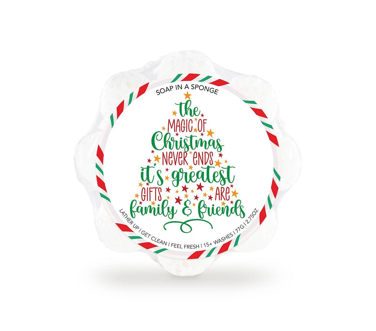 The MAGIC of Christmas--Shower Sponge | SEASIDE