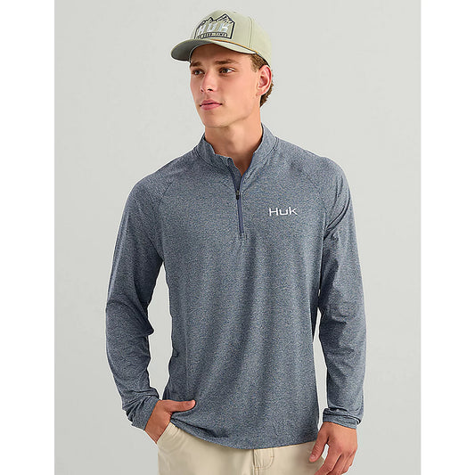 Airweight Quarter Zip - Stormy Blue