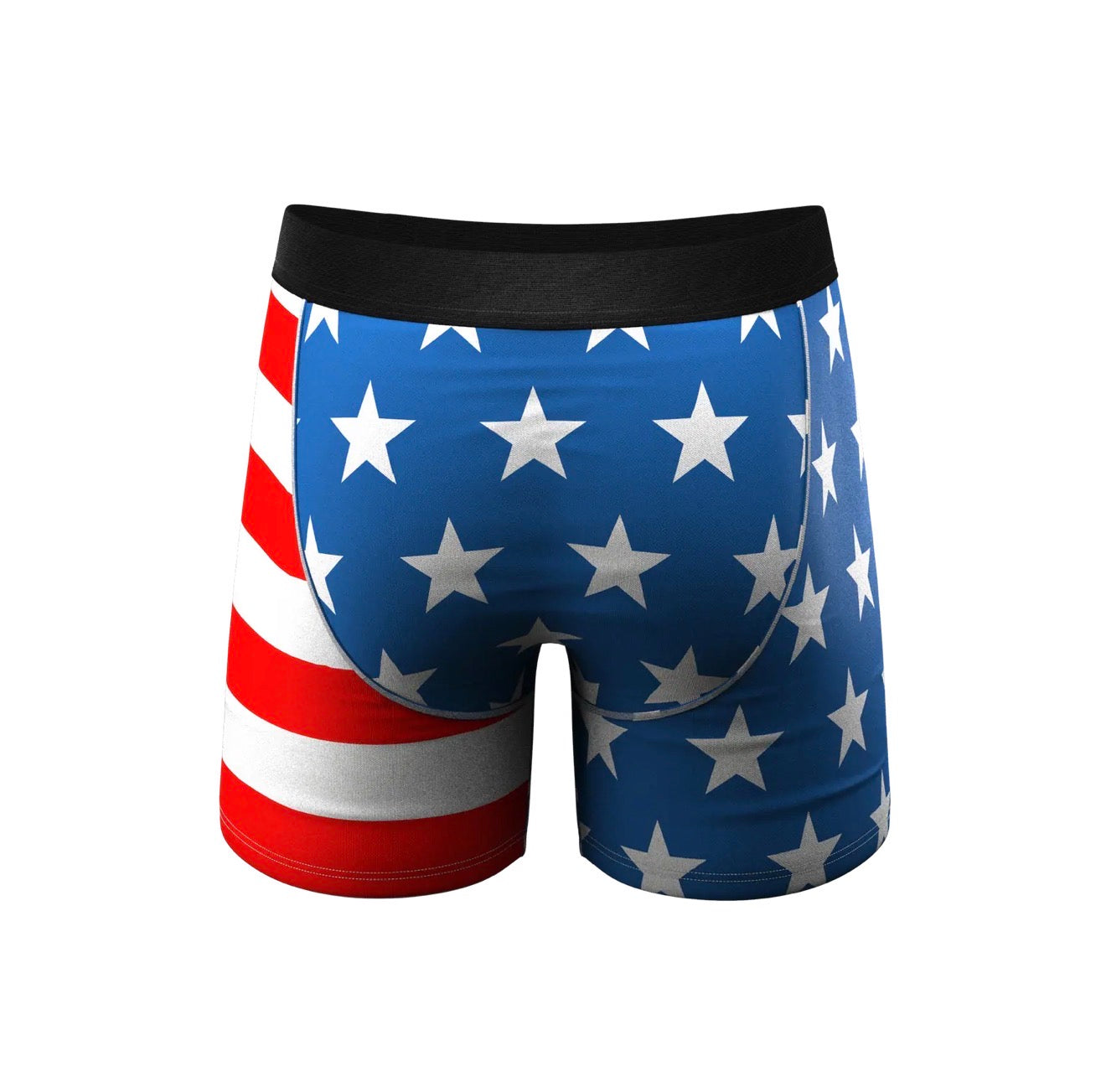 The Mascot - American Flag Ball Hammock® Pouch Underwear With Fly