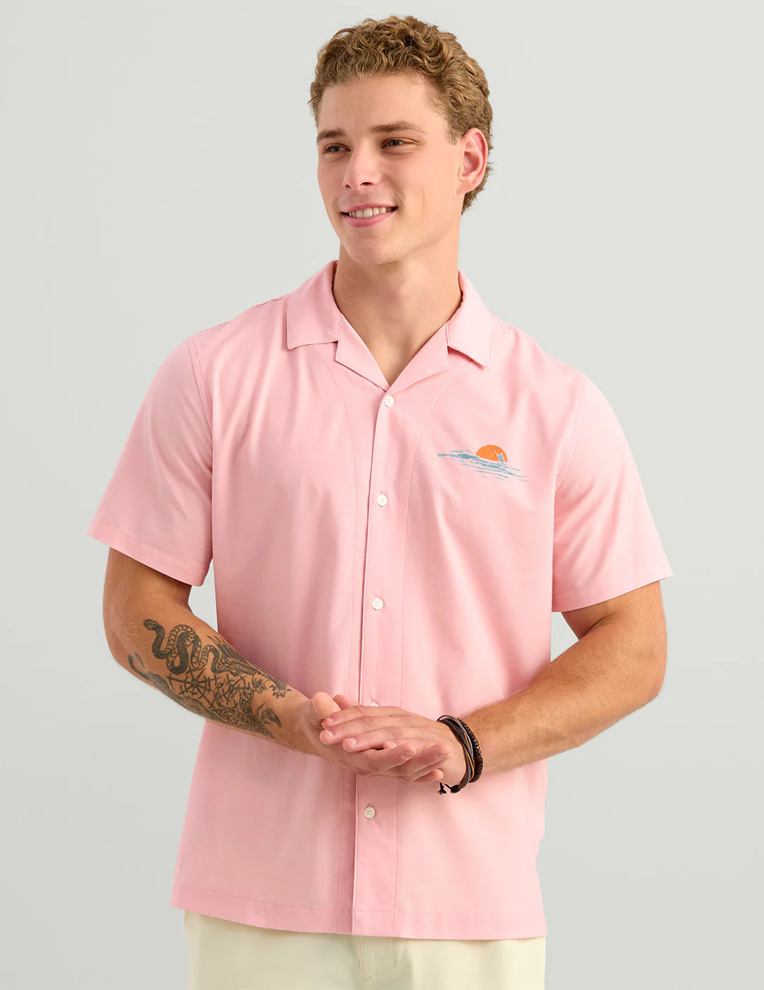 Camp Collar Shirt - Shrimp Pink Marlin