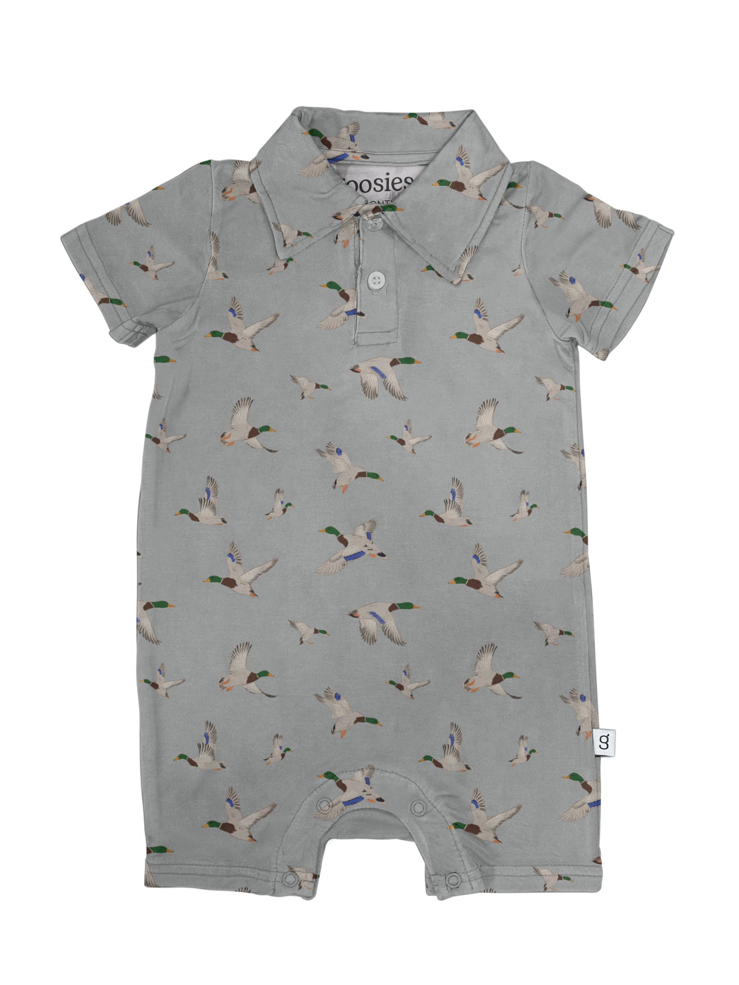 Mallards / Ducks - SS Polo Romper