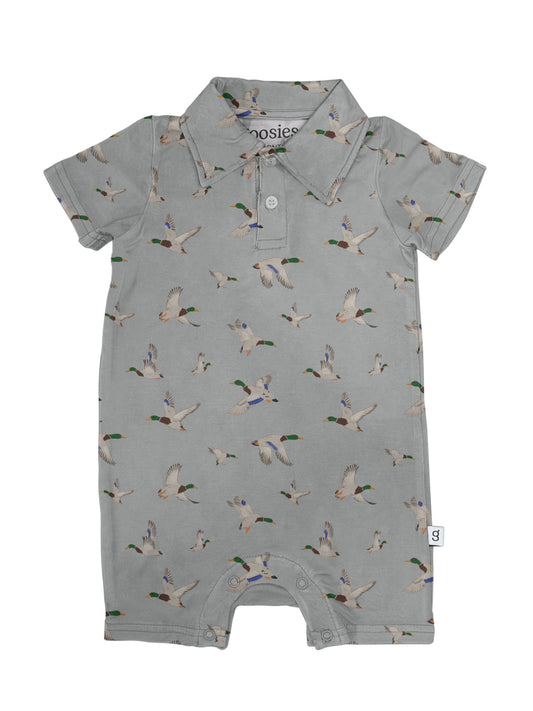 Mallards / Ducks - SS Polo Romper