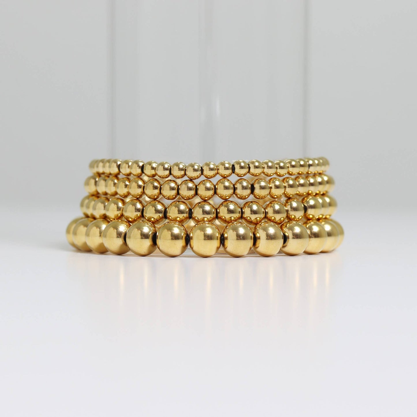 18kt Gold Filled Beaded  Bracelet