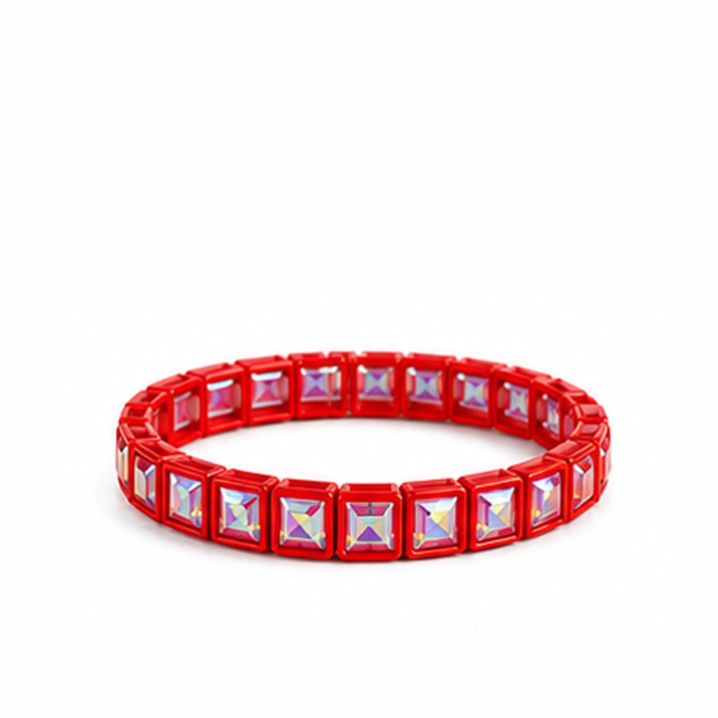 Red Rhinestone Bracelet