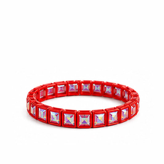 Red Rhinestone Bracelet