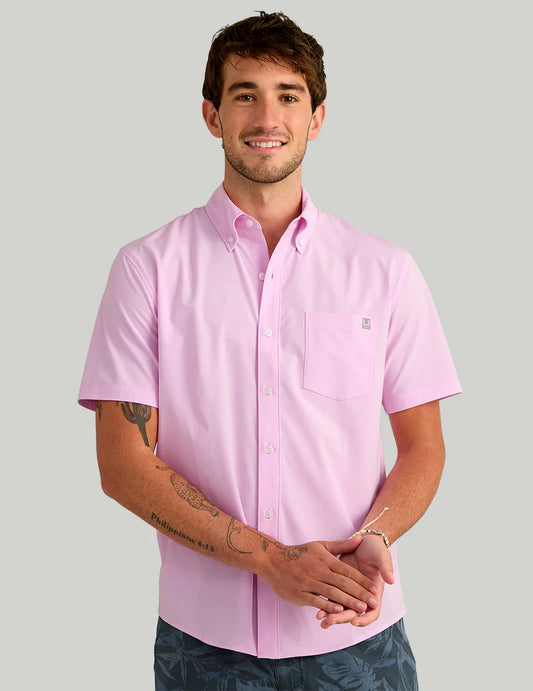 Kona Button Down - Oleander