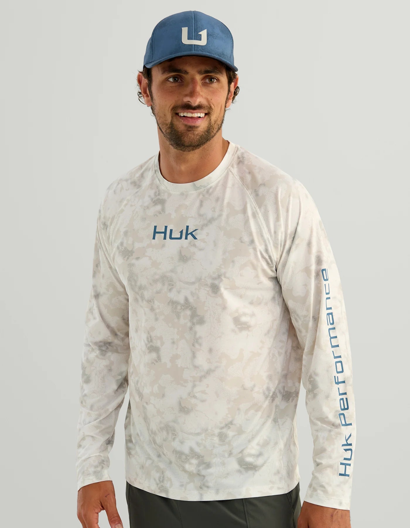 Airweight KC Printed Crew - Egret Tideloom Camo