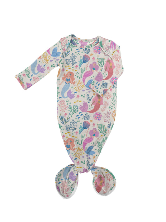 Mermaid Magic Knotted Infant Gown