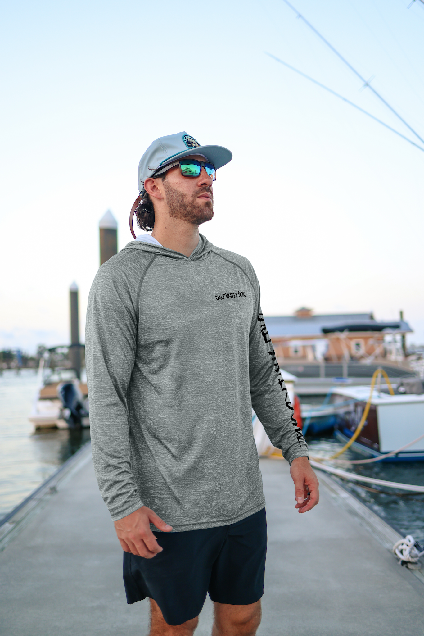 Gray - Tuna Classic Performance Hoodie