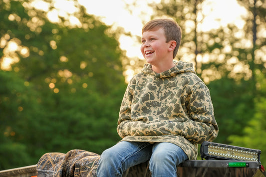 Retro Camo Hilltop Hoodie - YOUTH