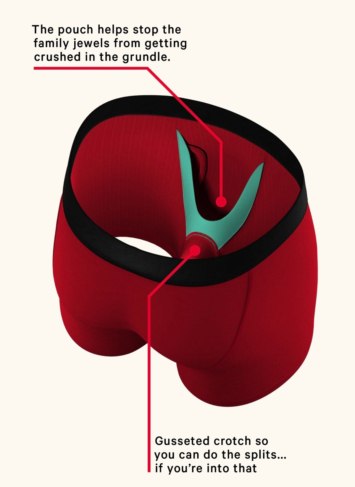 The St Knickers | Ball Hammock Pouch Underwear w/ Fly