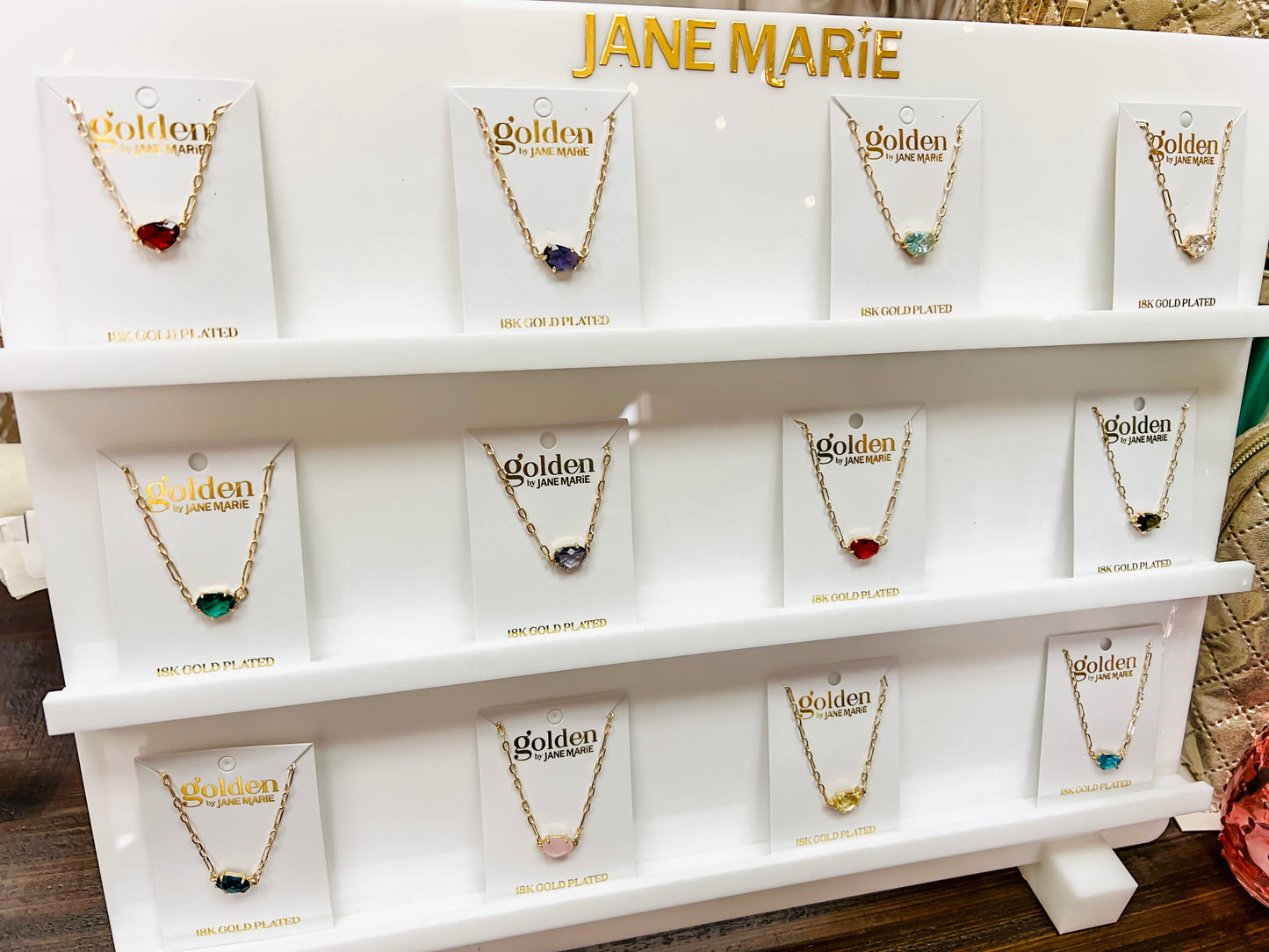 Jane Marie Birthstone Necklaces