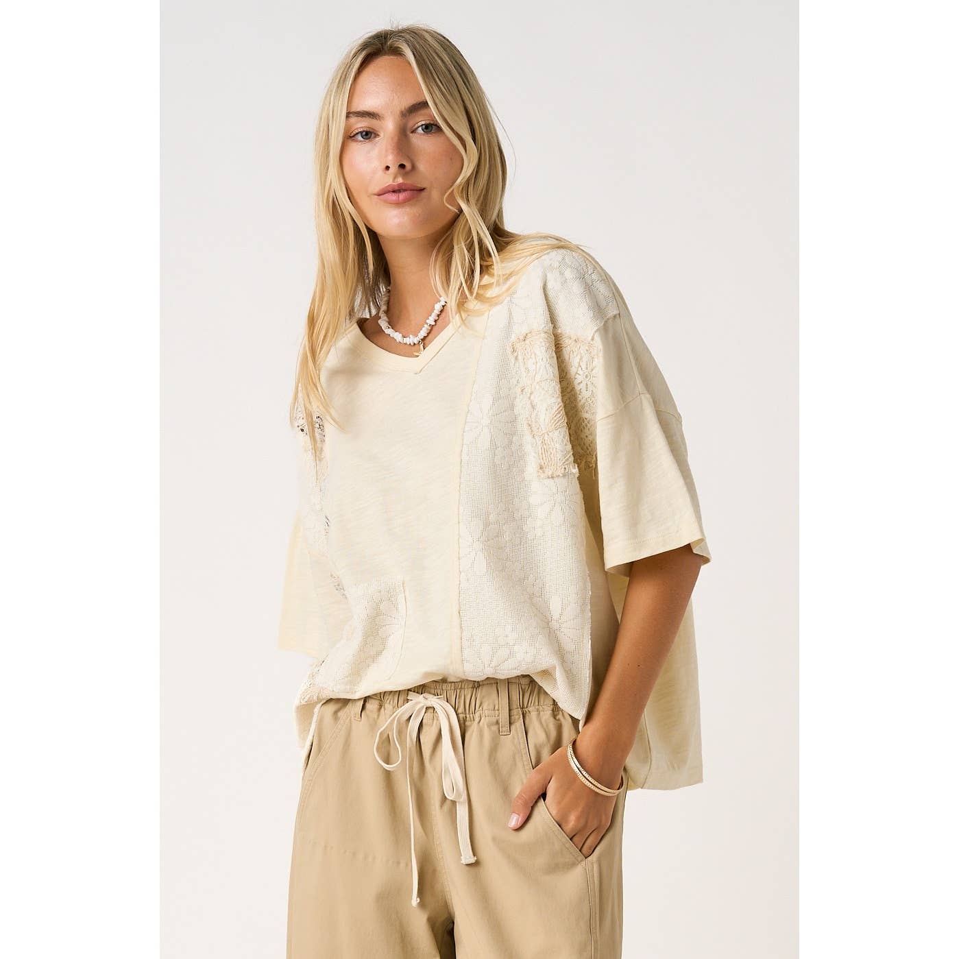 Liz Patchwork Top