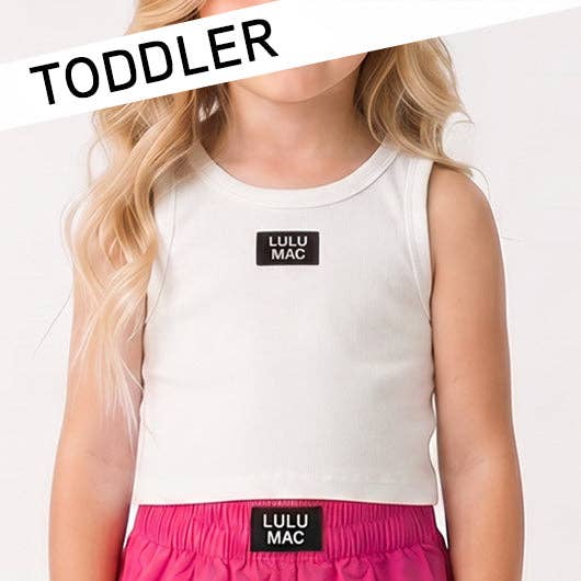 White LM Tank - TODDLER
