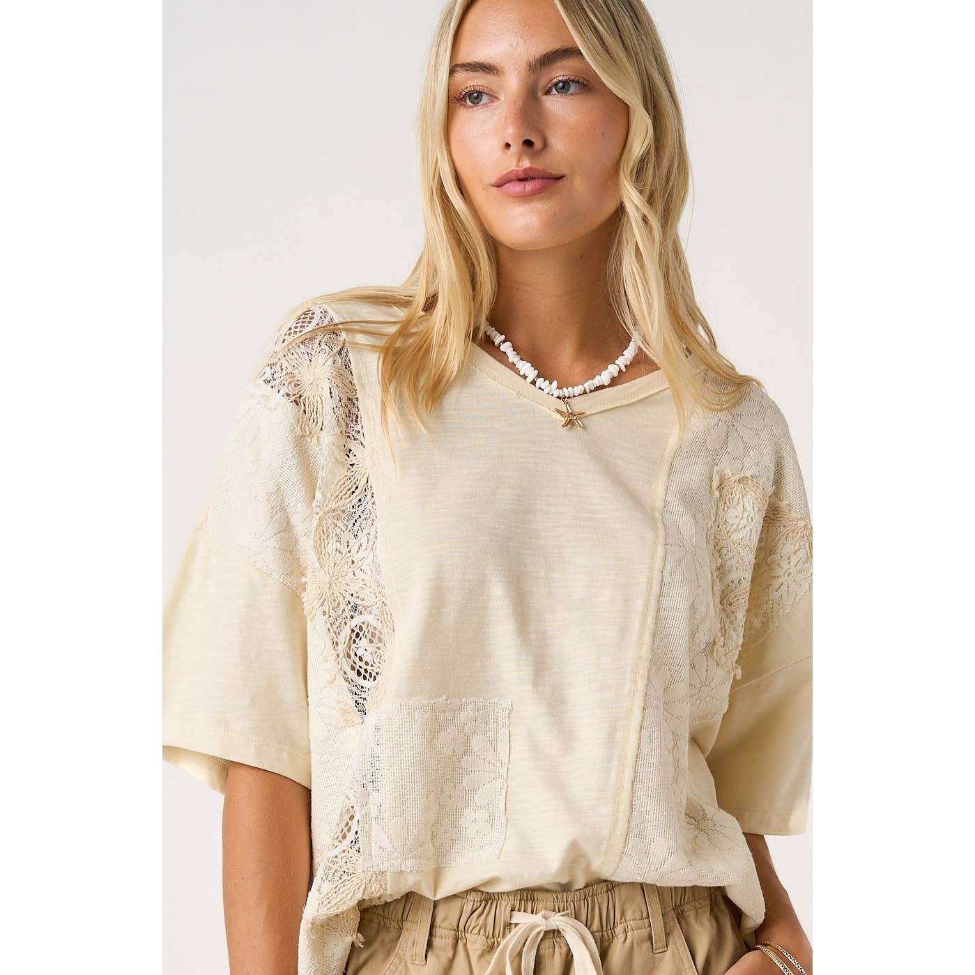 Liz Patchwork Top