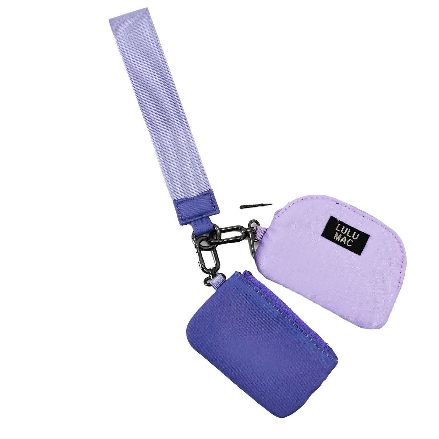 Purple/Lavender Double Pouch Wristlets