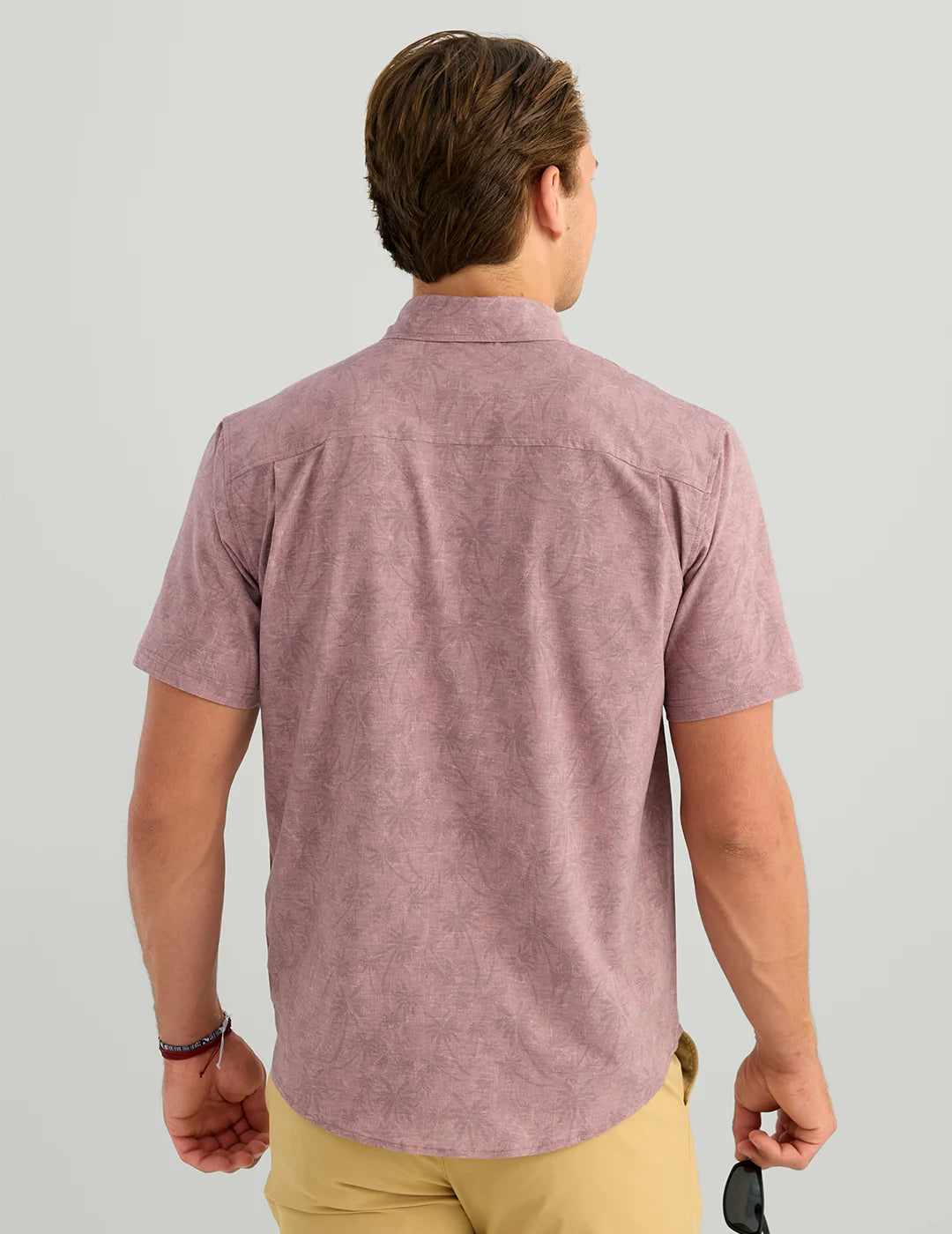 Kona KC Printed Shirt - Mauve Marlin