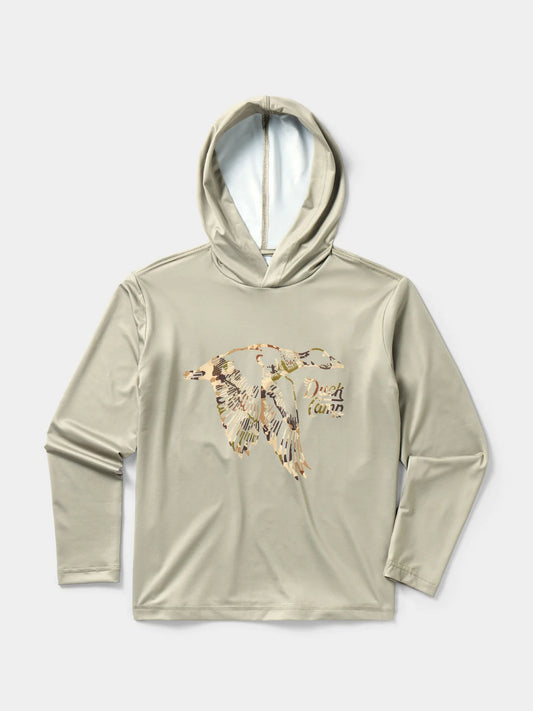 Camo Duck Sun Hoodie - YOUTH