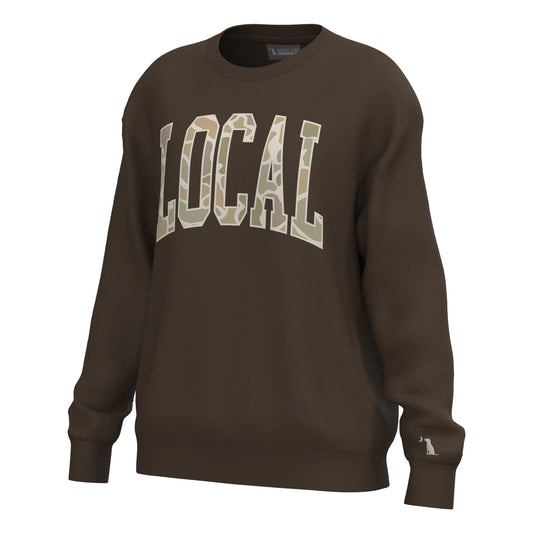 Local Girl Crescent Crew - Espresso
