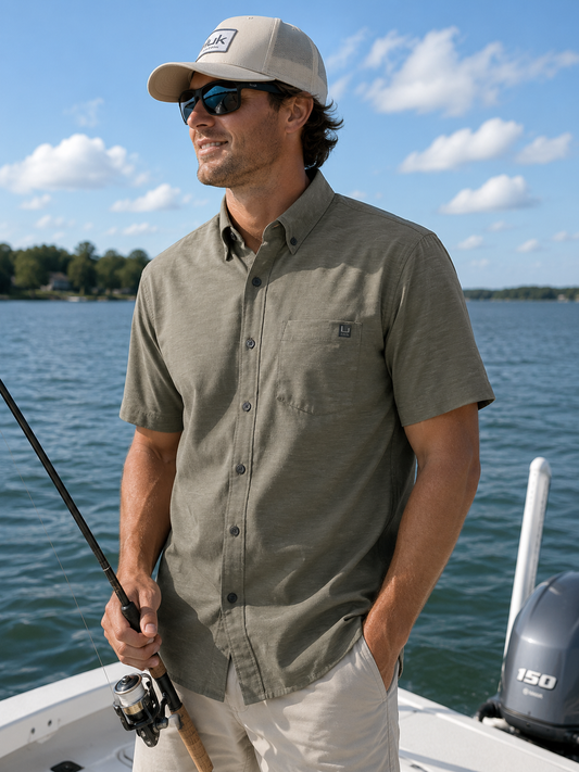 Kona Solid Shirt - Moss