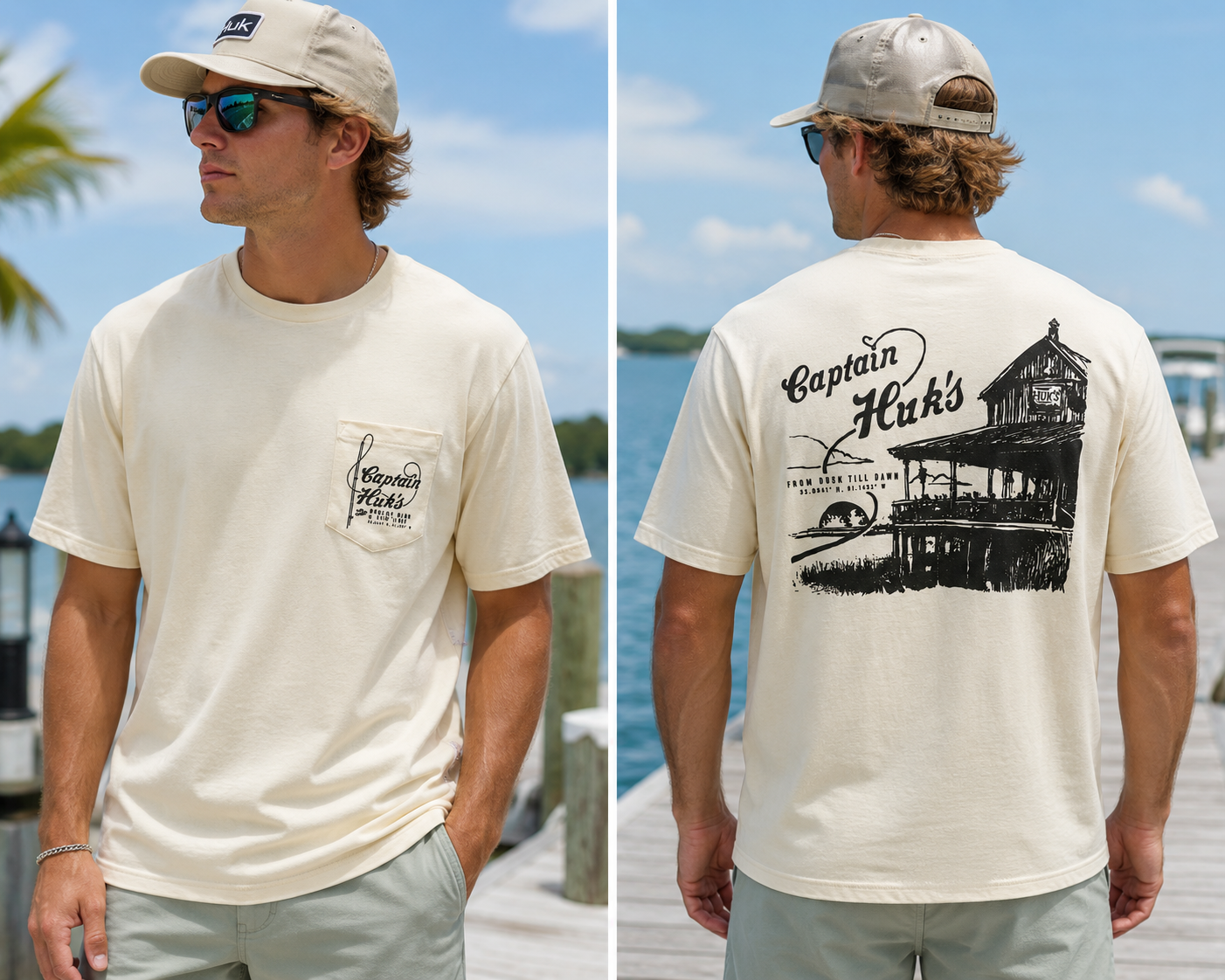 Low Tide Pocket Tee - Egret