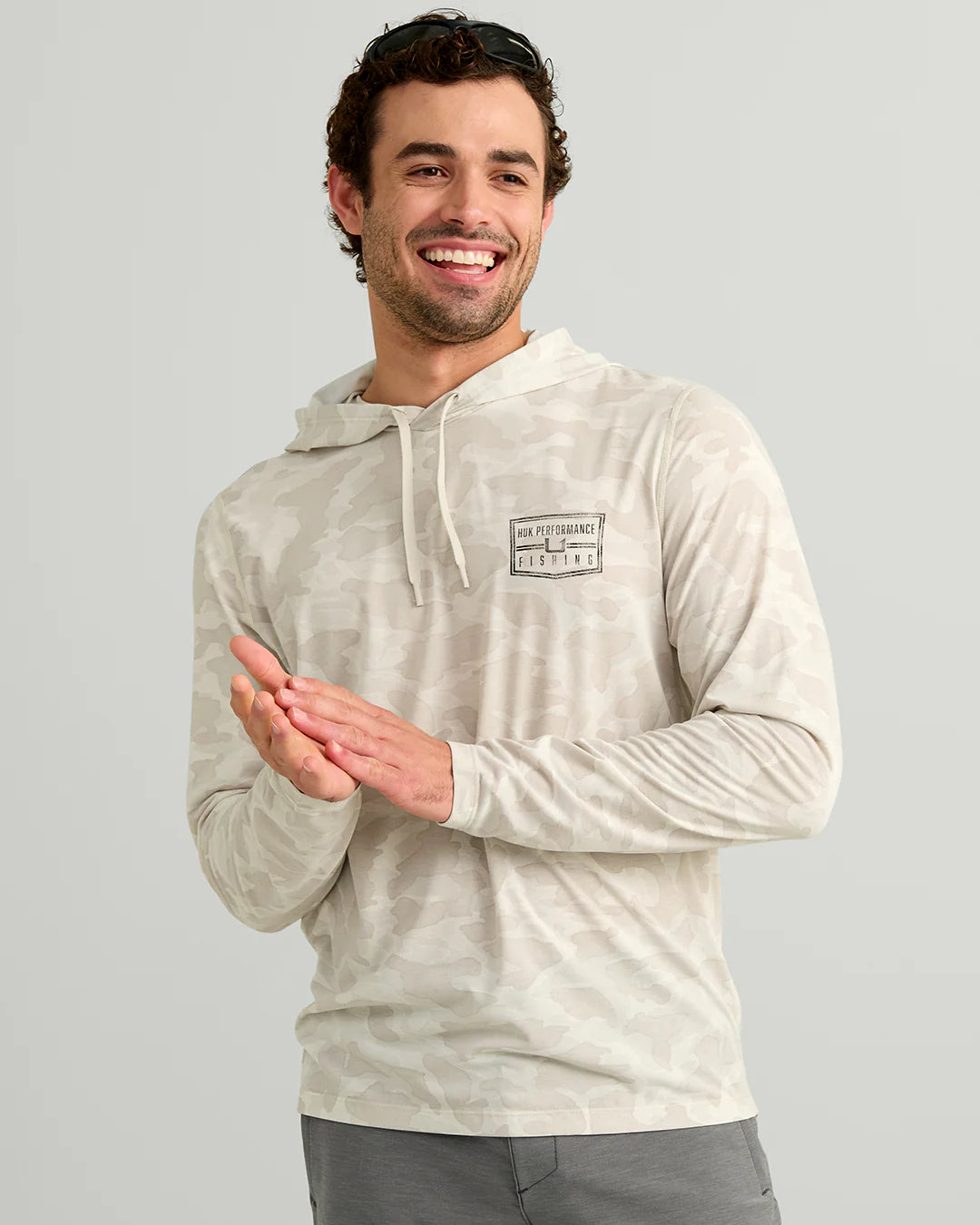 Drift Printed Hoodie - Silver Birch Camo