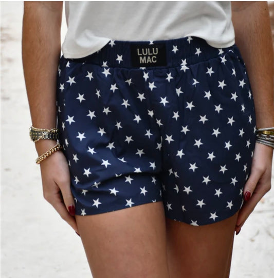 Navy Star Shorts