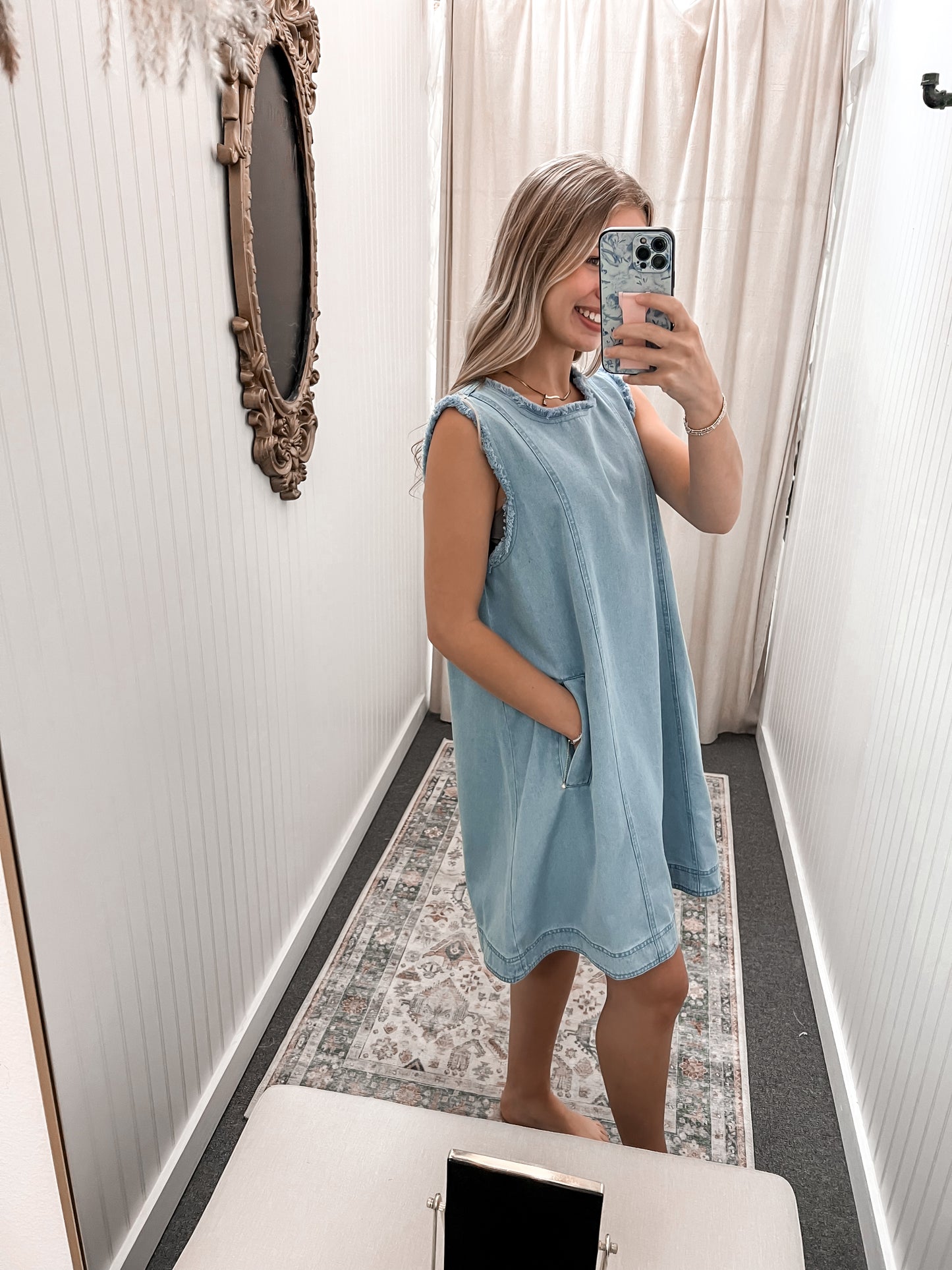 Leah Denim Dress