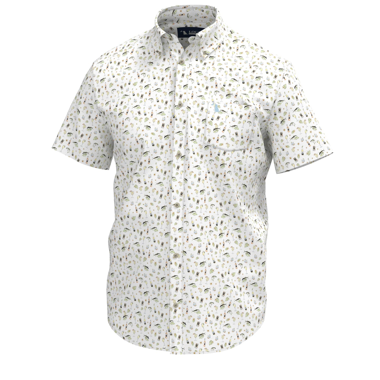 Lowcountry Button Down - Tropical Tuna
