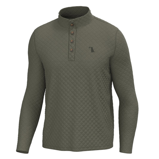 Moss Green Heritage Pullover - YOUTH